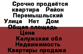 Срочно продаётся квартира › Район ­ Перемышльский › Улица ­ Нет › Дом ­ 118 › Общая площадь ­ 41 › Цена ­ 570 000 - Калужская обл. Недвижимость » Квартиры продажа   